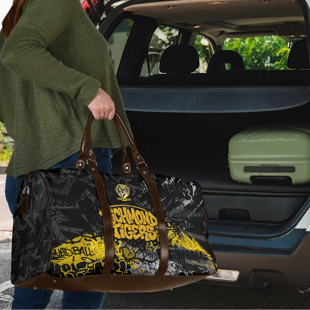 Richmond Tigers Travel Bag Urban Graffiti Street Art - Bold Abstract Spray Paint