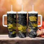 Richmond Tigers Tumbler With Handle Urban Graffiti Street Art - Bold Abstract Spray Paint