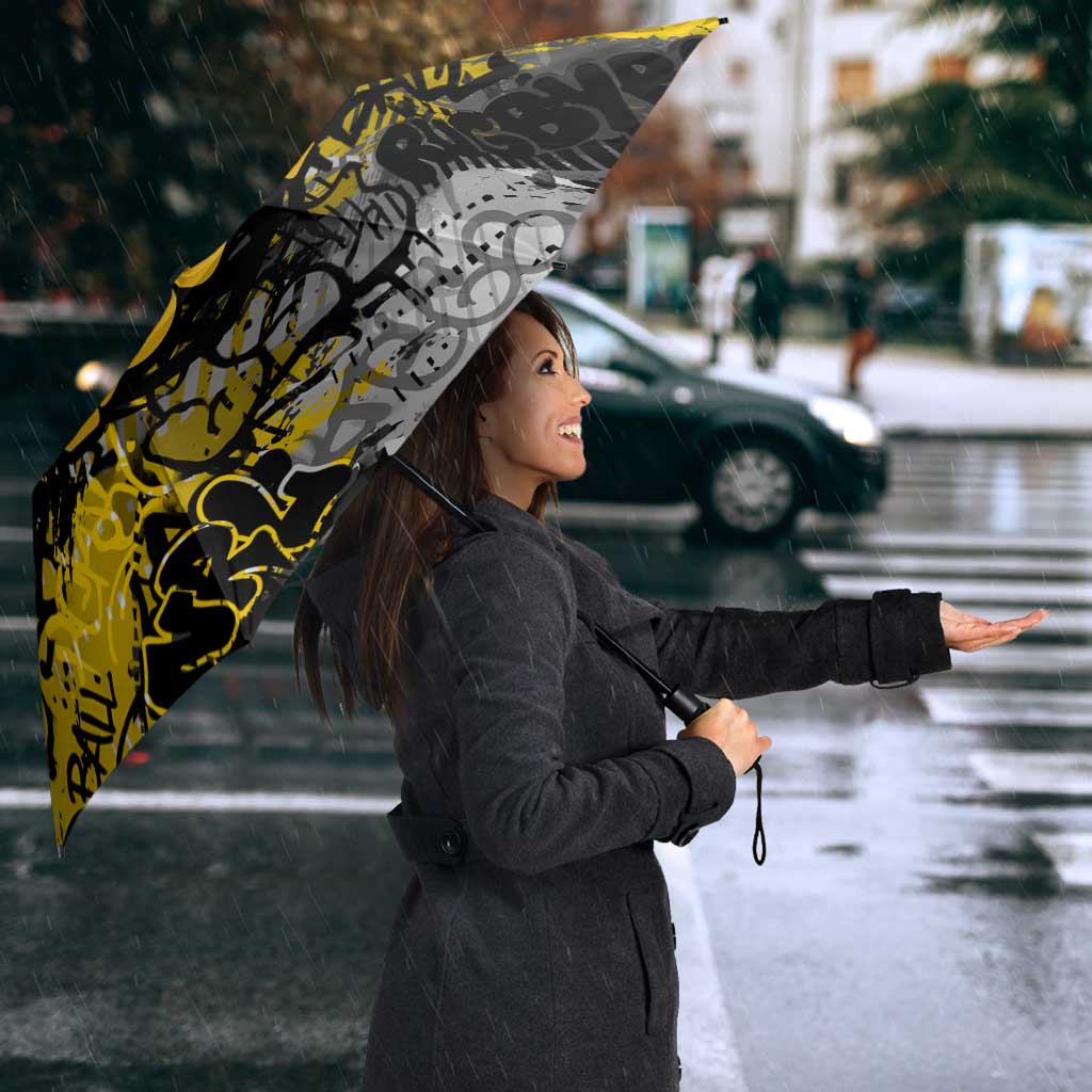 Richmond Tigers Umbrella Urban Graffiti Street Art - Bold Abstract Spray Paint