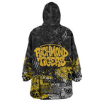 Richmond Tigers Wearable Blanket Hoodie Urban Graffiti Street Art - Bold Abstract Spray Paint