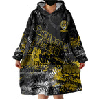 Richmond Tigers Wearable Blanket Hoodie Urban Graffiti Street Art - Bold Abstract Spray Paint
