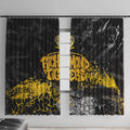 Richmond Tigers Window Curtain Urban Graffiti Street Art - Bold Abstract Spray Paint