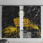 Richmond Tigers Window Curtain Urban Graffiti Street Art - Bold Abstract Spray Paint