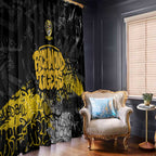 Richmond Tigers Window Curtain Urban Graffiti Street Art - Bold Abstract Spray Paint
