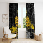 Richmond Tigers Window Curtain Urban Graffiti Street Art - Bold Abstract Spray Paint