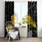 Richmond Tigers Window Curtain Urban Graffiti Street Art - Bold Abstract Spray Paint