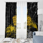 Richmond Tigers Window Curtain Urban Graffiti Street Art - Bold Abstract Spray Paint