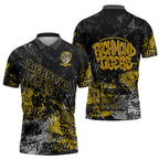Richmond Tigers Zipper Polo Shirt Urban Graffiti Street Art - Bold Abstract Spray Paint