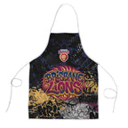 Brisbane Lions Apron Urban Graffiti Street Art - Bold Abstract Spray Paint