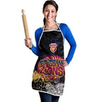 Brisbane Lions Apron Urban Graffiti Street Art - Bold Abstract Spray Paint