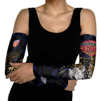 Brisbane Lions Arm Sleeves Urban Graffiti Street Art - Bold Abstract Spray Paint