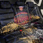 Brisbane Lions Back Car Seat Cover Urban Graffiti Street Art - Bold Abstract Spray Paint
