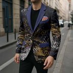 Brisbane Lions Blazer Urban Graffiti Street Art - Bold Abstract Spray Paint