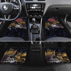Brisbane Lions Car Mats Urban Graffiti Street Art - Bold Abstract Spray Paint