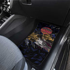 Brisbane Lions Car Mats Urban Graffiti Street Art - Bold Abstract Spray Paint