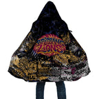 Brisbane Lions Cloak Urban Graffiti Street Art - Bold Abstract Spray Paint