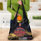 Brisbane Lions Grocery Bag Urban Graffiti Street Art - Bold Abstract Spray Paint