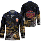 Brisbane Lions Hockey Jersey Urban Graffiti Street Art - Bold Abstract Spray Paint