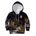 Brisbane Lions Kid Hoodie Urban Graffiti Street Art - Bold Abstract Spray Paint