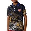 Brisbane Lions Kid Polo Shirt Urban Graffiti Street Art - Bold Abstract Spray Paint