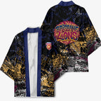 Brisbane Lions Kimono Urban Graffiti Street Art - Bold Abstract Spray Paint