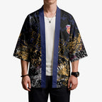 Brisbane Lions Kimono Urban Graffiti Street Art - Bold Abstract Spray Paint