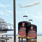 Brisbane Lions Luggage Cover Urban Graffiti Street Art - Bold Abstract Spray Paint