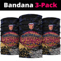 Brisbane Lions Neck Gaiter Urban Graffiti Street Art - Bold Abstract Spray Paint