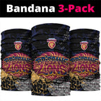 Brisbane Lions Neck Gaiter Urban Graffiti Street Art - Bold Abstract Spray Paint