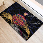 Brisbane Lions Rubber Doormat Urban Graffiti Street Art - Bold Abstract Spray Paint