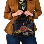 Brisbane Lions Shoulder Handbag Urban Graffiti Street Art - Bold Abstract Spray Paint
