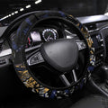 Brisbane Lions Steering Wheel Cover Urban Graffiti Street Art - Bold Abstract Spray Paint