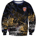 Brisbane Lions Sweatshirt Urban Graffiti Street Art - Bold Abstract Spray Paint