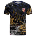 Brisbane Lions T Shirt Urban Graffiti Street Art - Bold Abstract Spray Paint