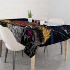 Brisbane Lions Tablecloth Urban Graffiti Street Art - Bold Abstract Spray Paint