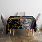 Brisbane Lions Tablecloth Urban Graffiti Street Art - Bold Abstract Spray Paint