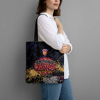 Brisbane Lions Tote Bag Urban Graffiti Street Art - Bold Abstract Spray Paint
