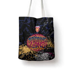 Brisbane Lions Tote Bag Urban Graffiti Street Art - Bold Abstract Spray Paint