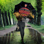 Brisbane Lions Umbrella Urban Graffiti Street Art - Bold Abstract Spray Paint