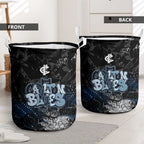 Carlton Blues Laundry Basket Urban Graffiti Street Art - Bold Abstract Spray Paint