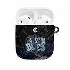 Carlton Blues AirPods Case Urban Graffiti Street Art - Bold Abstract Spray Paint