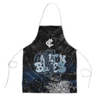 Carlton Blues Apron Urban Graffiti Street Art - Bold Abstract Spray Paint