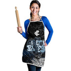 Carlton Blues Apron Urban Graffiti Street Art - Bold Abstract Spray Paint