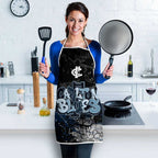 Carlton Blues Apron Urban Graffiti Street Art - Bold Abstract Spray Paint