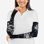 Carlton Blues Arm Sleeves Urban Graffiti Street Art - Bold Abstract Spray Paint