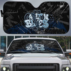 Carlton Blues Auto Sun Shade Urban Graffiti Street Art - Bold Abstract Spray Paint