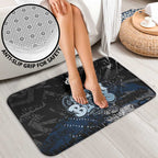 Carlton Blues Bathroom Set Urban Graffiti Street Art - Bold Abstract Spray Paint