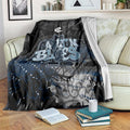 Carlton Blues Blanket Urban Graffiti Street Art - Bold Abstract Spray Paint