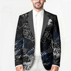 Carlton Blues Blazer Urban Graffiti Street Art - Bold Abstract Spray Paint