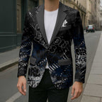 Carlton Blues Blazer Urban Graffiti Street Art - Bold Abstract Spray Paint